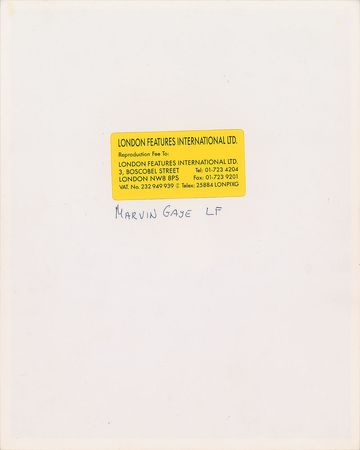 Lot #4138 Marvin Gaye Original Vintage Photograph - Image 2