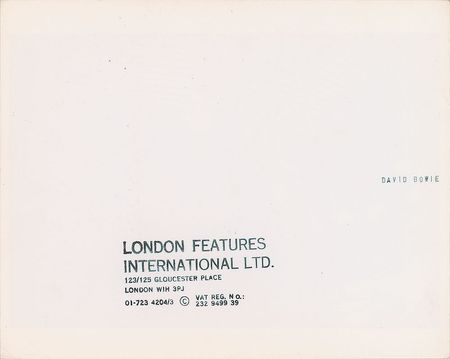 Lot #4166 David Bowie Original Vintage Photograph - Image 2