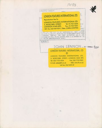 Lot #4034 John Lennon Original Photograph - Image 2