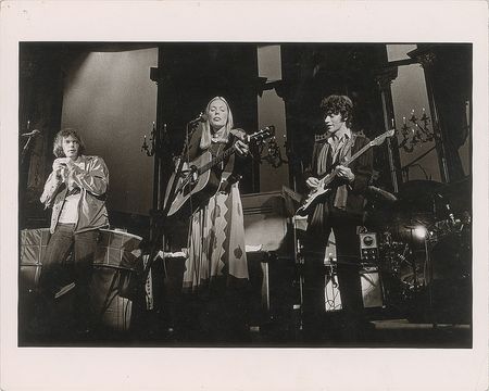 Lot #4212 Neil Young and Joni Mitchell Original Vintage Photograph - Image 1