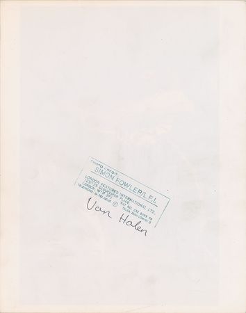 Lot #4210  Van Halen Pair of Oversized Original Vintage Photograph - Image 3