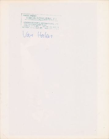 Lot #4210  Van Halen Pair of Oversized Original Vintage Photograph - Image 4