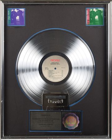 Lot #4285  Rap/Hip Hop Set of (3) Sales Awards: Run DMC, Jay-Z, and Notorious BIG - Image 3