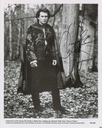 Lot #4525 Christian Slater Signed Photograph - Image 2