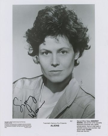 Lot #4530 Sigourney Weaver Signed Photograph - Image 2