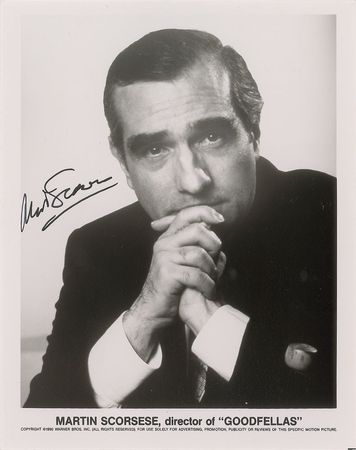 Lot #4522 Martin Scorsese Signed Photograph - Image 2