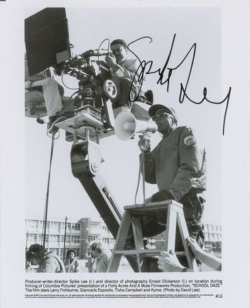 Lot #4506 Spike Lee Signed Photograph - Image 2