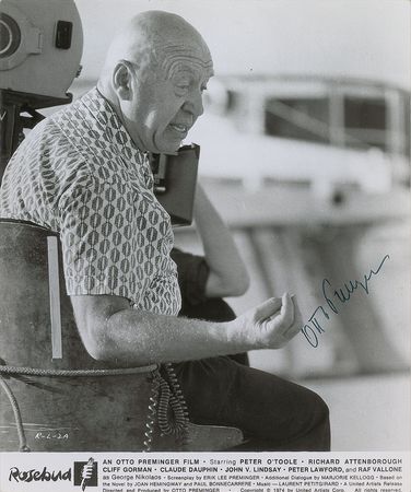 Lot #4518 Otto Preminger Signed Photograph - Image 2