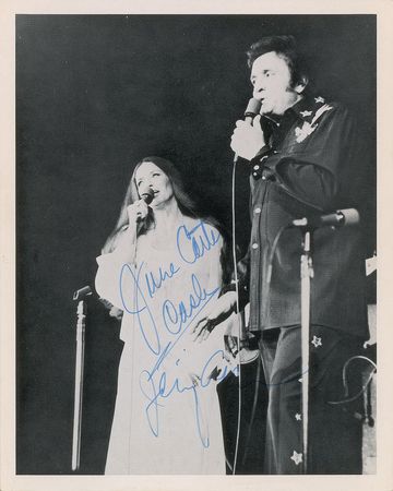 Lot #4486 Johnny and June Carter Signed Photograph - Image 2