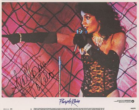 Lot #4504 Apollonia Kotero Signed Lobby Card - Image 1