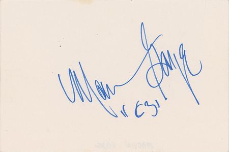 Lot #4500 Marvin Gaye Signed Card - Image 2