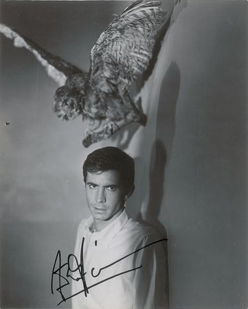 Lot #4516 Anthony Perkins Signed Photograph - Image 2