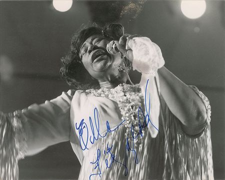 Lot #4498 Ella Fitzgerald Signed Photograph - Image 2