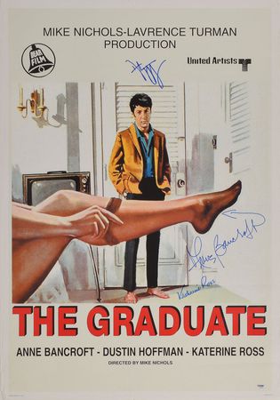 Lot #4352 The Graduate Signed Poster - Image 2