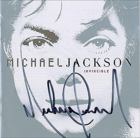 Lot #4252 Michael Jackson Signed CD - Image 2