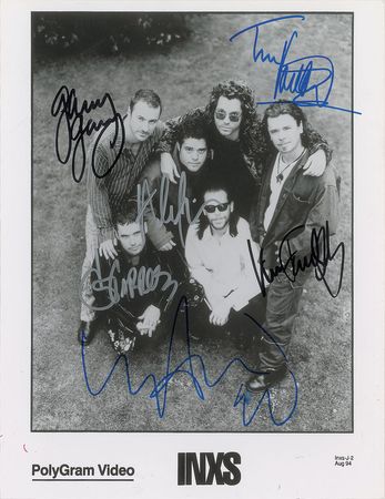 Lot #4265  INXS Signed Photograph - Image 2