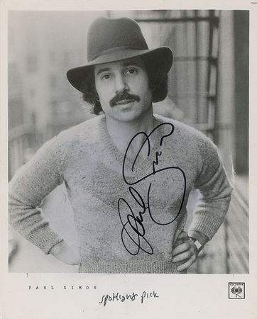 Lot #4199 Paul Simon Signed Photograph - Image 2