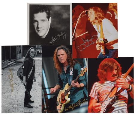 Lot #4174 The Eagles Set of (5) Signed Photographs - Image 2