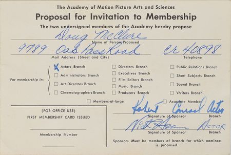 Lot #4328 Nick Adams Signed AA Document - Image 1