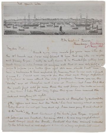 Lot #360 Taiping Rebellion: Vivid 1862 British account of the Taiping Rebellion - Image 1