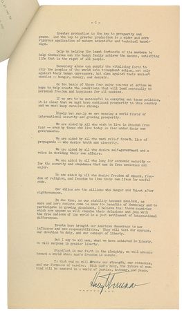 Lot #275 Harry S. Truman - Image 1