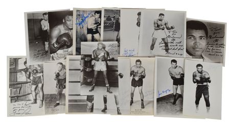Lot #933 Boxing: Highlighted by Ali, Braddock, and Willard—an impressive collection of 100 - Image 1