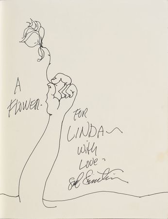 Lot #533 Shel Silverstein: Silverstein adds another illustration to Falling Up - Image 1