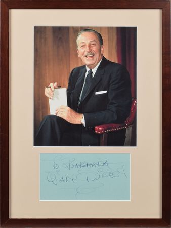 Lot #491 Walt Disney Signature - Image 1