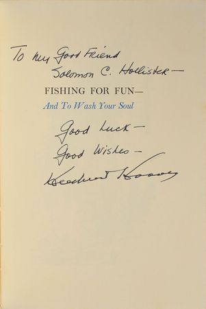 Lot #199 Herbert Hoover Book - Image 1