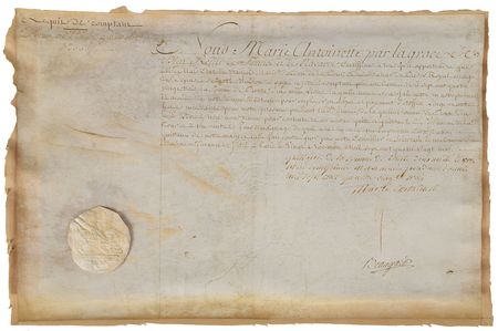 Lot #10 Marie Antoinette Signed Document: Scarce