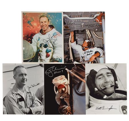 Lot #390 Apollo Astronauts Signed Photographs - Image 1