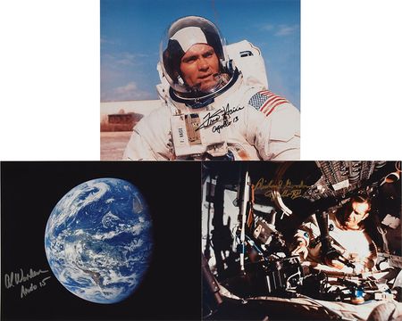 Lot #390 Apollo Astronauts Signed Photographs - Image 2