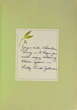 Lot #200 Lyndon and Lady Bird Johnson - Image 1