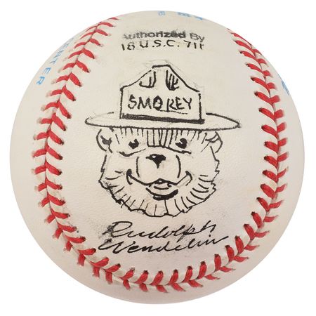 Lot #505 Rudolph Wendelin Baseball - Image 1