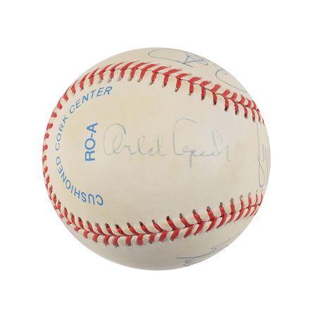 Lot #931 Baseball Hall of Famers: Class of 1999 Baseball - Image 2