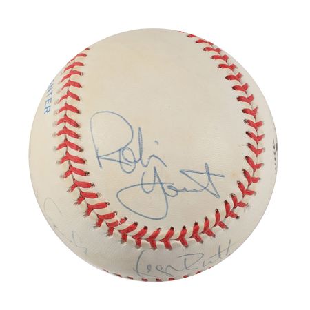 Lot #931 Baseball Hall of Famers: Class of 1999 Baseball - Image 4