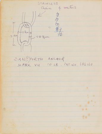 Lot #316 DNA: Francis Crick: Handwritten notes with arithmetic and a 