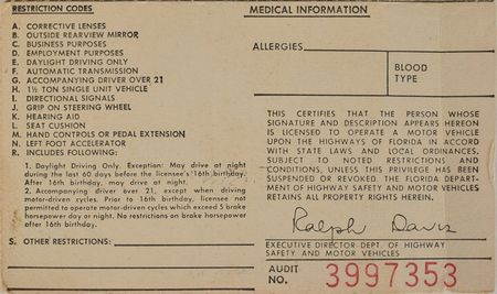 Lot #913 Johnny Weissmuller Driver'S License - Image 2