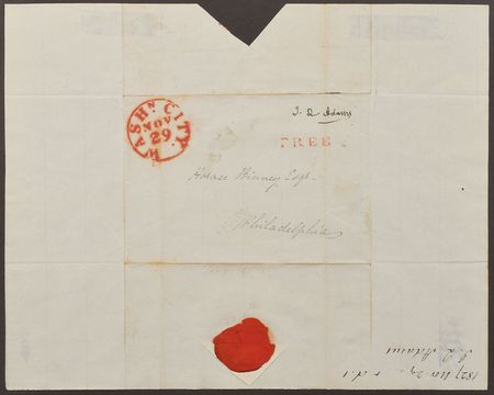Lot #124 John Quincy Adams Free Frank - Image 1