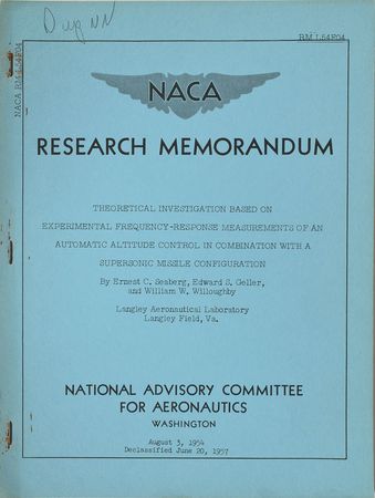 Lot #371  NACA Research Memorandum - Image 5