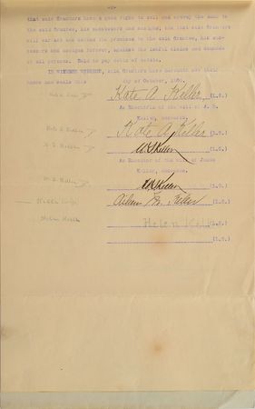 Lot #259 Helen Keller: Keller and her family convey 
