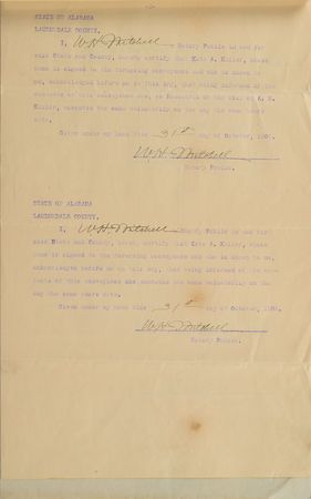 Lot #259 Helen Keller: Keller and her family convey 