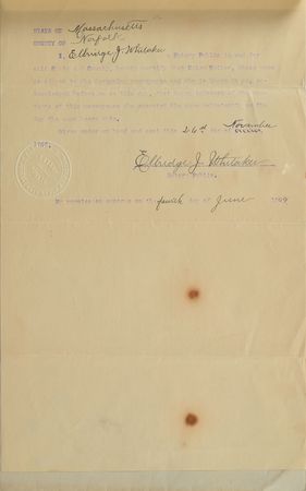 Lot #259 Helen Keller: Keller and her family convey 