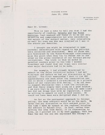 Lot #204 Richard Nixon - Image 2