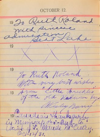 Lot #694 Ruth Roland's Autograph Book Autograph Book - Image 9