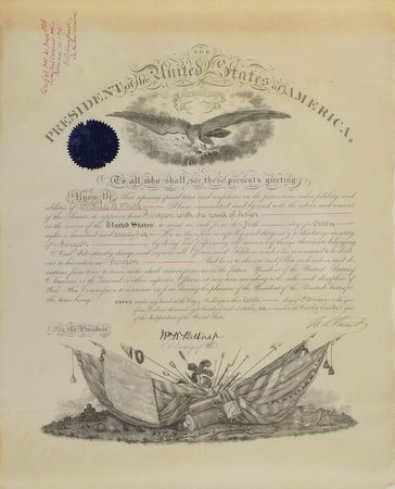Lot #139 Abraham Lincoln and U. S. Grant: Presidents Lincoln and Grant appoint an Army surgeon - Image 2