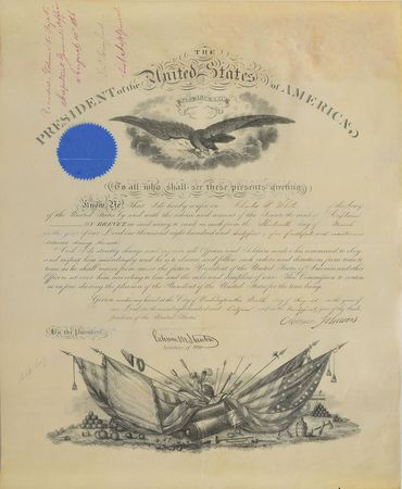 Lot #139 Abraham Lincoln and U. S. Grant: Presidents Lincoln and Grant appoint an Army surgeon - Image 3