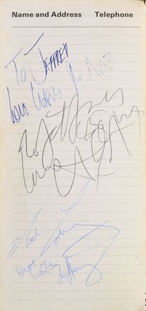 Lot #646 Live Aid Address Book - Image 3