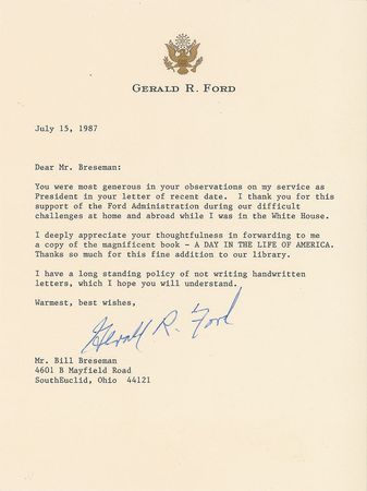 Lot #193 Gerald Ford Group Lot - Image 1