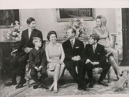Lot #61 Queen Elizabeth II, Prince Philip, and Children Photograph Photograph - Image 1